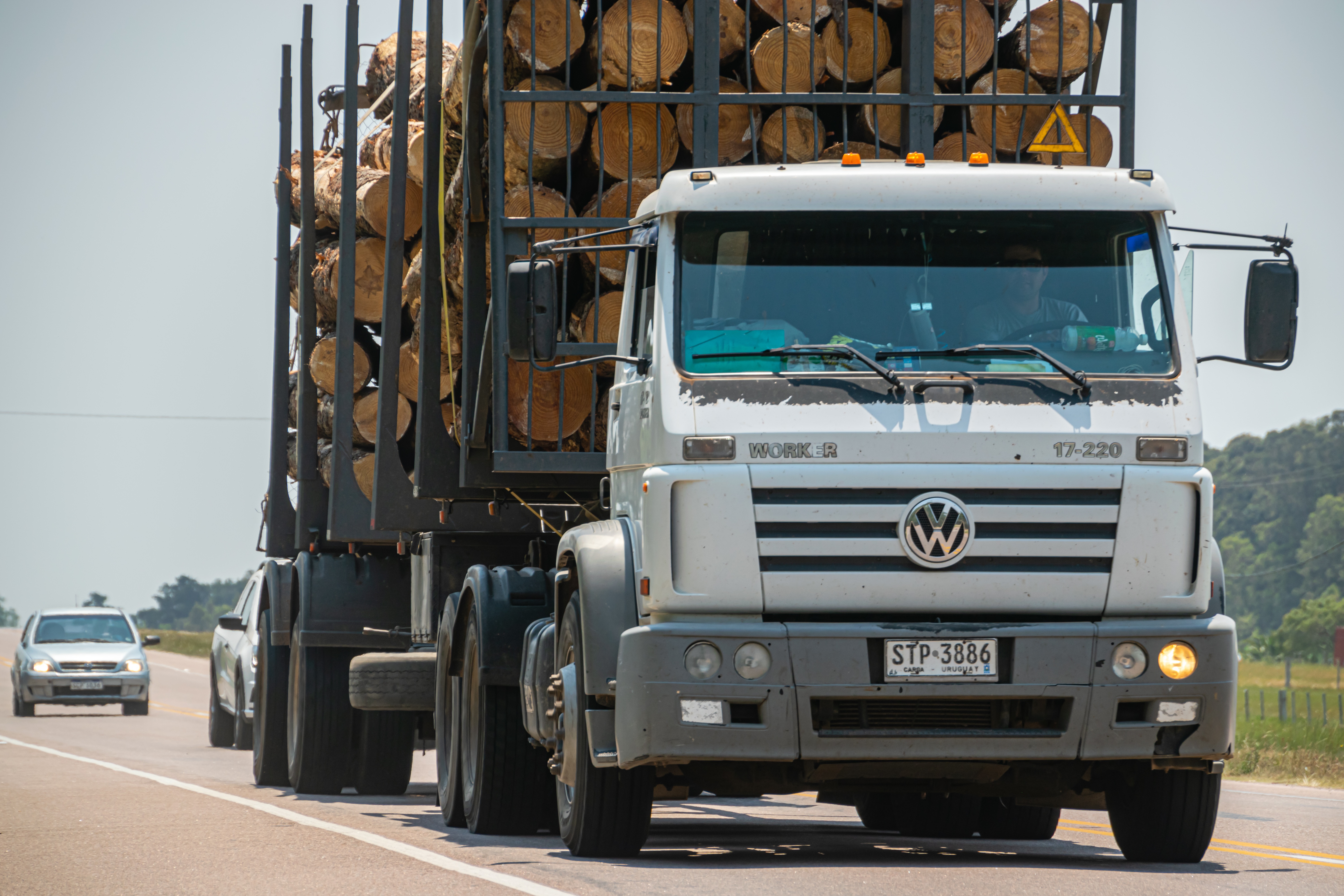Logging truck — 중장비 상업용 차량의 예